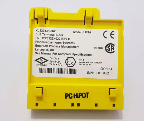 EMERSON FISHER ROSEMOUNT KJ2201X1-HA1 SLS TERMINAL BLOCK 12P3322X022
