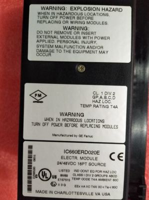 IC660BRD020 GE 24/48 VDC 16-Circuit Source Block